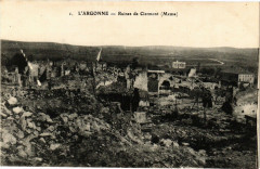L'Argonne-Ruines de Clermont
