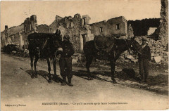 Marbotte  (Meuse) - Ce qu'il en reste aprés leurs bombardements