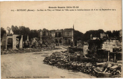 Grande Guerre 1914-15-16 - Revigny (Meuse) - La Rue de Vitry et .