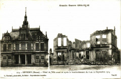 Grande Guerre 1914-15-18 Revigny(Meuse) -Hotel de Ville avant ...