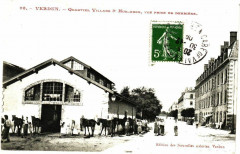 Verdun - Quartier Villars 8* Hussards, vue prise de Derriére à Verdun