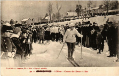 L'Hiver Course des Dames a Skis.