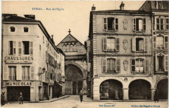 Epinal Rue de l'Eglise. à Épinal
