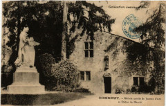 Domremy Maison natale de Jeanne d'Arc et Statue de Mercie.