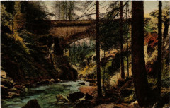 Gerardmer Le Pont du Saut des Cuves. à Gérardmer
