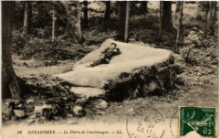 Gerardmer La Pierre de Charlemagne. à Gérardmer