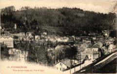 Plombieres - Vue prise route du Val-d'Ajol