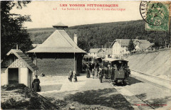 Les Vosges Pittoresque - La Schlucht - Arrivée du train électrique