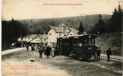 Le Col de La Schlucht - Arrivée du premier Train électrique
