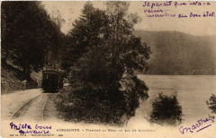 Gerardmer - Tramway au bors du Lac de Longemer à Gérardmer