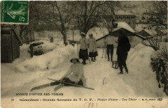 Gerardmer - Grande Semaine du T.C.F. - Plaisir d'hiver - Une Chute à Gérardmer