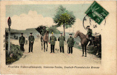 Frontiere franco-allemande Nouveau-Saales Deutsch-Frazösische ..