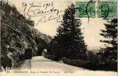 Nd. 805. Gerardmer Route de Munster. Le Tunnel à Gérardmer
