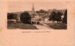 Chassel. Mirecourt Vue prise du Pont-Neuf à Mirecourt