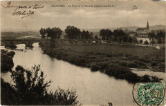 Charmes Le Pont et la Moselle à Charmes