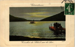 Gerardmer Coucher de Soleil sur le Lac à Gérardmer