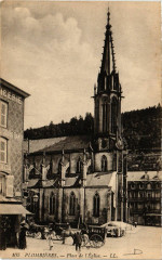 Plombieres Place de l'Eglise -
													88 Vosges
												