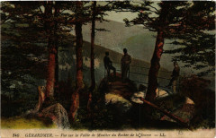 Gerardmer Vue sur la Valléee de Munster du Rocher de la Source à Gérardmer