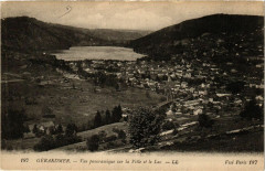 Gerardmer vue panoramique sur la ville et le lac à Gérardmer