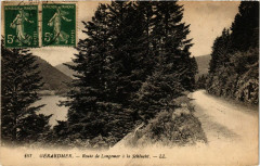 Gerardmer route de Longemer a La Schlucht à Gérardmer