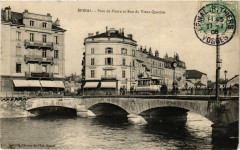 Epinal - Pont de Pierre et Rue du Vieux Quartier à Épinal