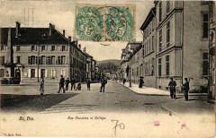 Saint-Die - Rue Stanislas et Collége