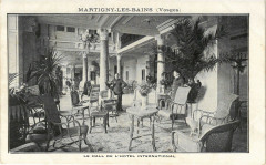 Martigny-les-Bains Le Hall de L'Hotel International à Martigny-les-Bains