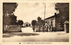 Militaire Lunéville - Entrée du Quartier Diettmann à Lunéville