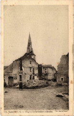 Village et Clocher de Mont s Meurthe Meurthe et Moselle