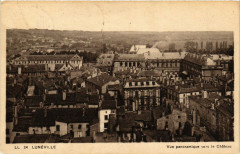 Luneville - Vue Panoramique vers le Chateau à Lunéville