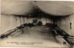 Thiaumont-Intérieur de la Chapelle provisoire