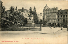 Nancy-Statue et Place Thiers à Nancy