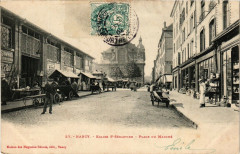 Nancy-Eglise st Sébastien-Place du Marché à Nancy