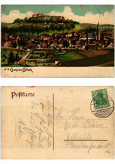 Litho Gruss aus Bitsch . Lothringen -
													57 Moselle
												