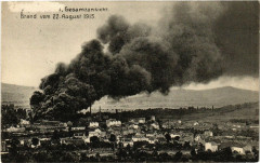Gesamtansicht - Brand vom 22. august 1915