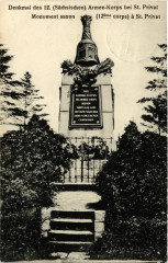 Denkmal des 12 Armée-Korps bei Saint-Privat -
													57 Moselle
												