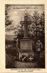 Denkmal des 2 Garde-Regt z F im Kriegerfriedhof des Regts bei