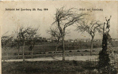 Sarrebourg Saarburg i. L. Schlacht 1914 Blick auf Saarburg à Sarrebourg