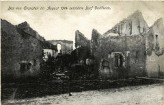 Dorf Dahlheim - Rue Scene - Ruines 1914