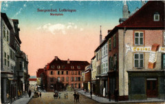 Saargemund Lothringen - Marktplatz
