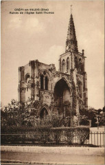 Crepy-en-Valois Ruines de l'Eglise Saint-Thomas à Crépy-en-Valois
