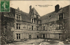Chateau de Montal Cour interieure -
													60 Oise
												
