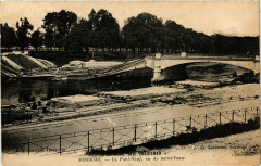 Soissons Le Pont-Neuf, vu de Saint-Vaast France