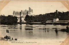 Pierrefonds Vue Prise de la Gare, Chateau France à Pierrefonds