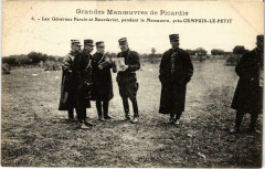 Militaire - Grandes Manoeuvres de Piacerdie Les Generaux