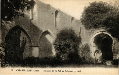 Champlieu - Ruines de la Nef de l'Eglise -
													60 Oise
												