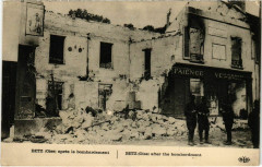 Betz apres le Bombardement à Betz