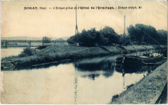 Boran - L'Ecluse prise de l'Hotel de l'Ermitage -
													60 Oise
												