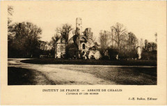 Institut de France - Abbaye de Chaalis - L'Avenue - Ruines