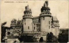 Pierrefonds - Le Chateau - Cote Sud à Pierrefonds